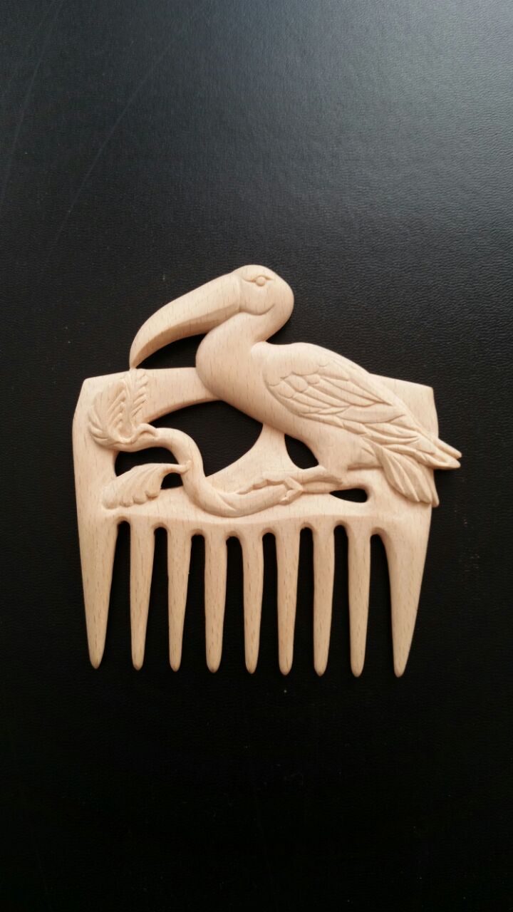 Der Tukan – Kamm aus Buche